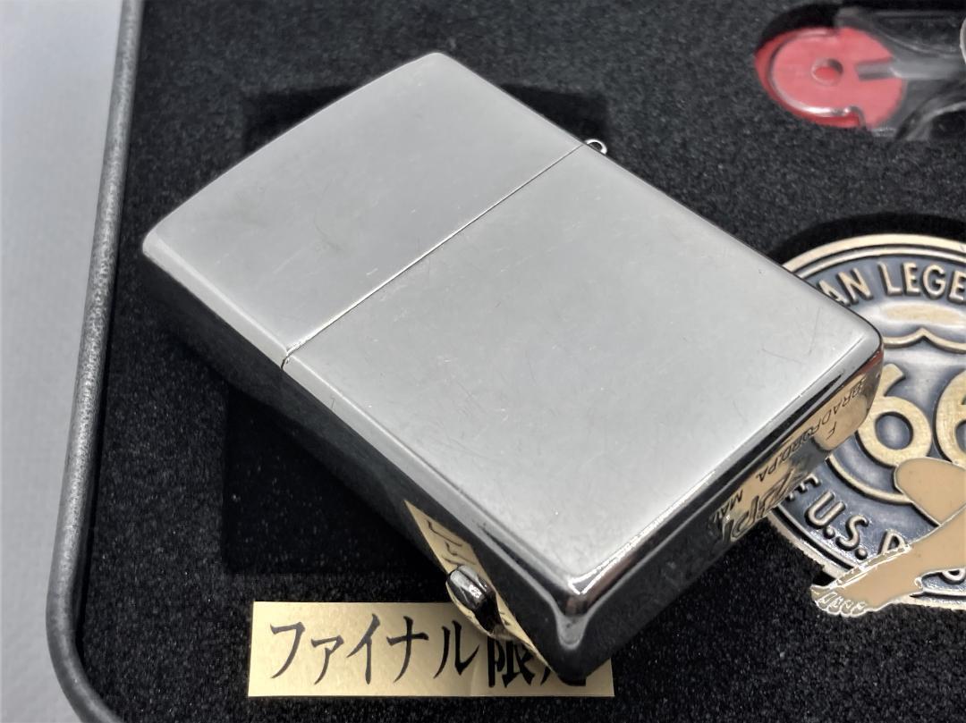 As is For Parts Zippo Limited Edition Route 66 Lighter with Keychain
