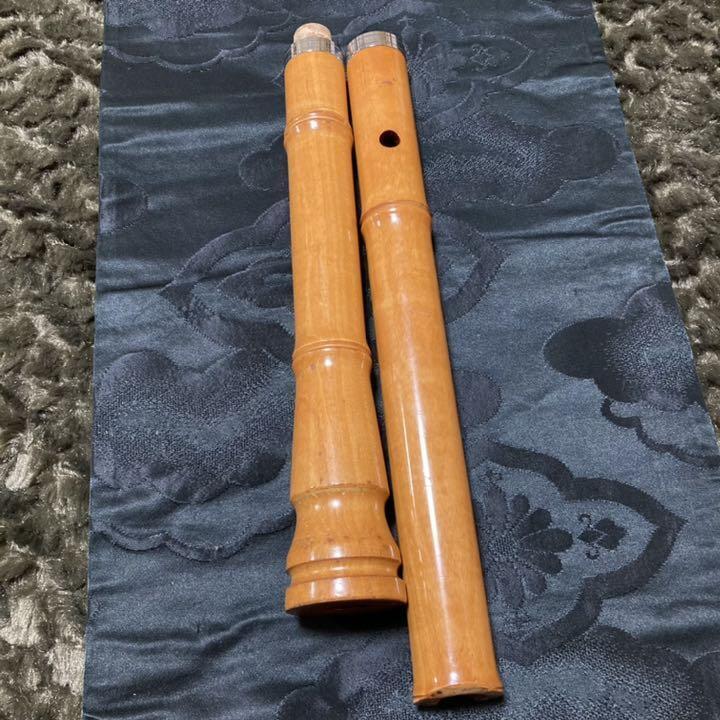 Shakuhachi   pipe  Damaged Sound production confirmed