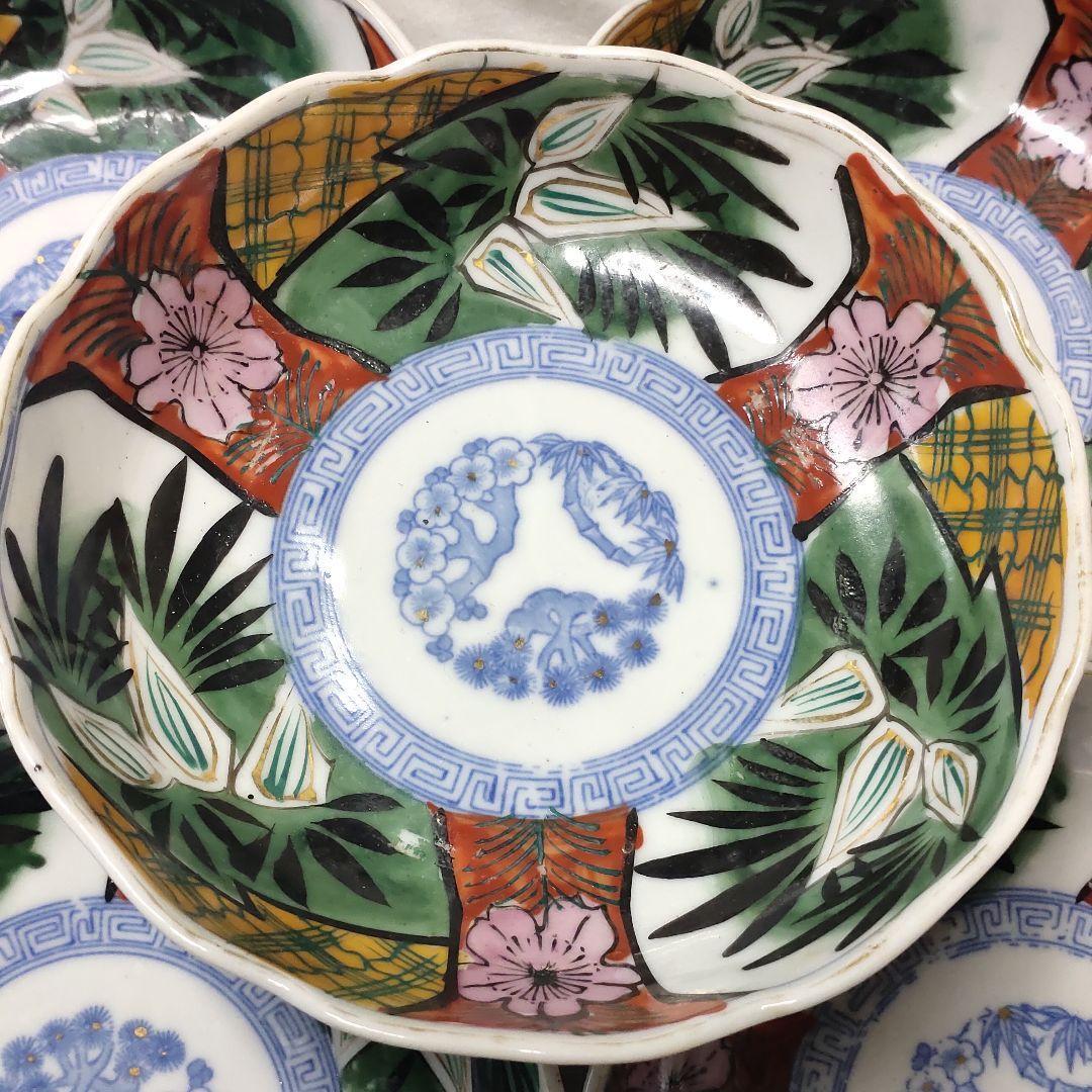 Koimari ware Kuai plate Kuai plate Color painting Hand-painted