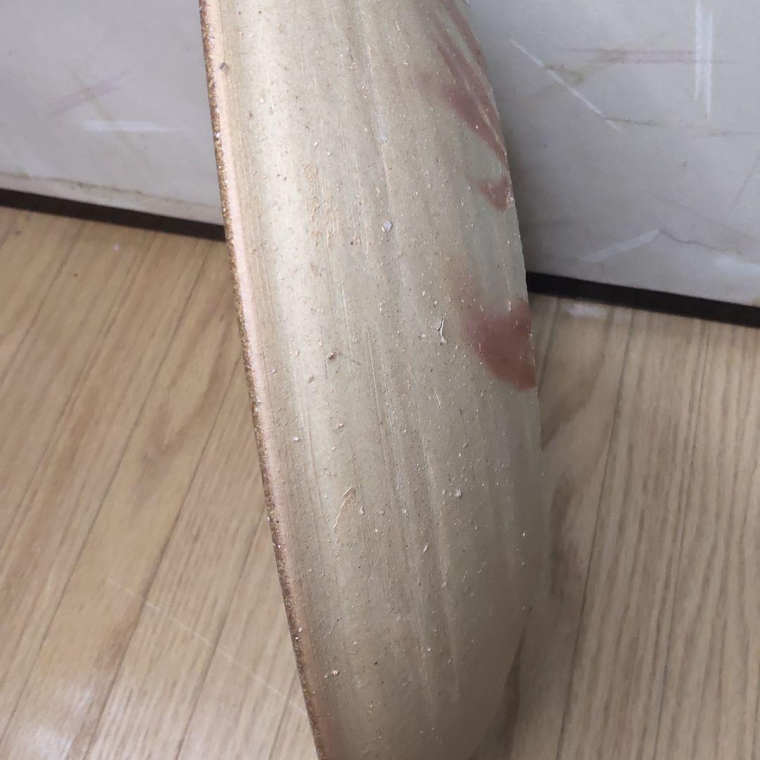 Bizen ware large bowl 40cm pottery work Hidasuki figurine Kuradashi