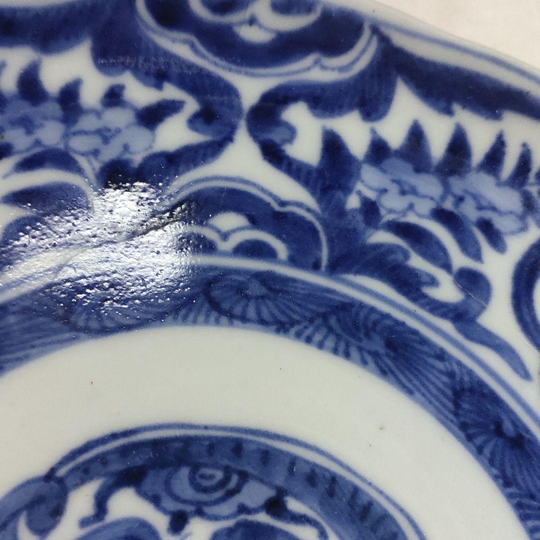 Old Imari ware Dyed medium plate Kakufuku Meiji period