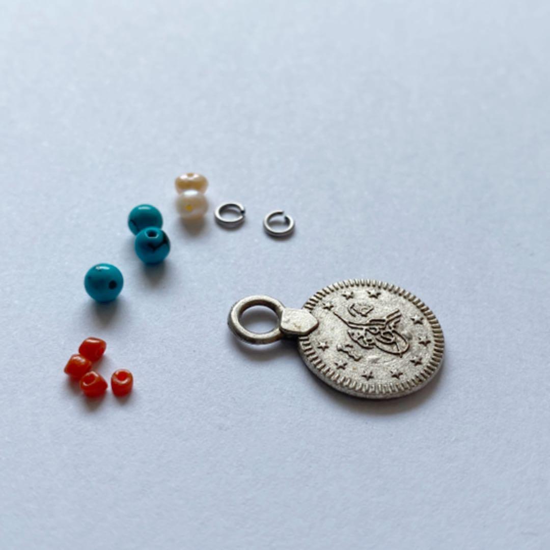 Turkish coin Tula charm set