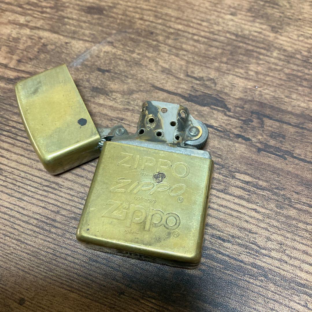 As is for parts ZIPPO lighter SOLID BRASS 1994 model
