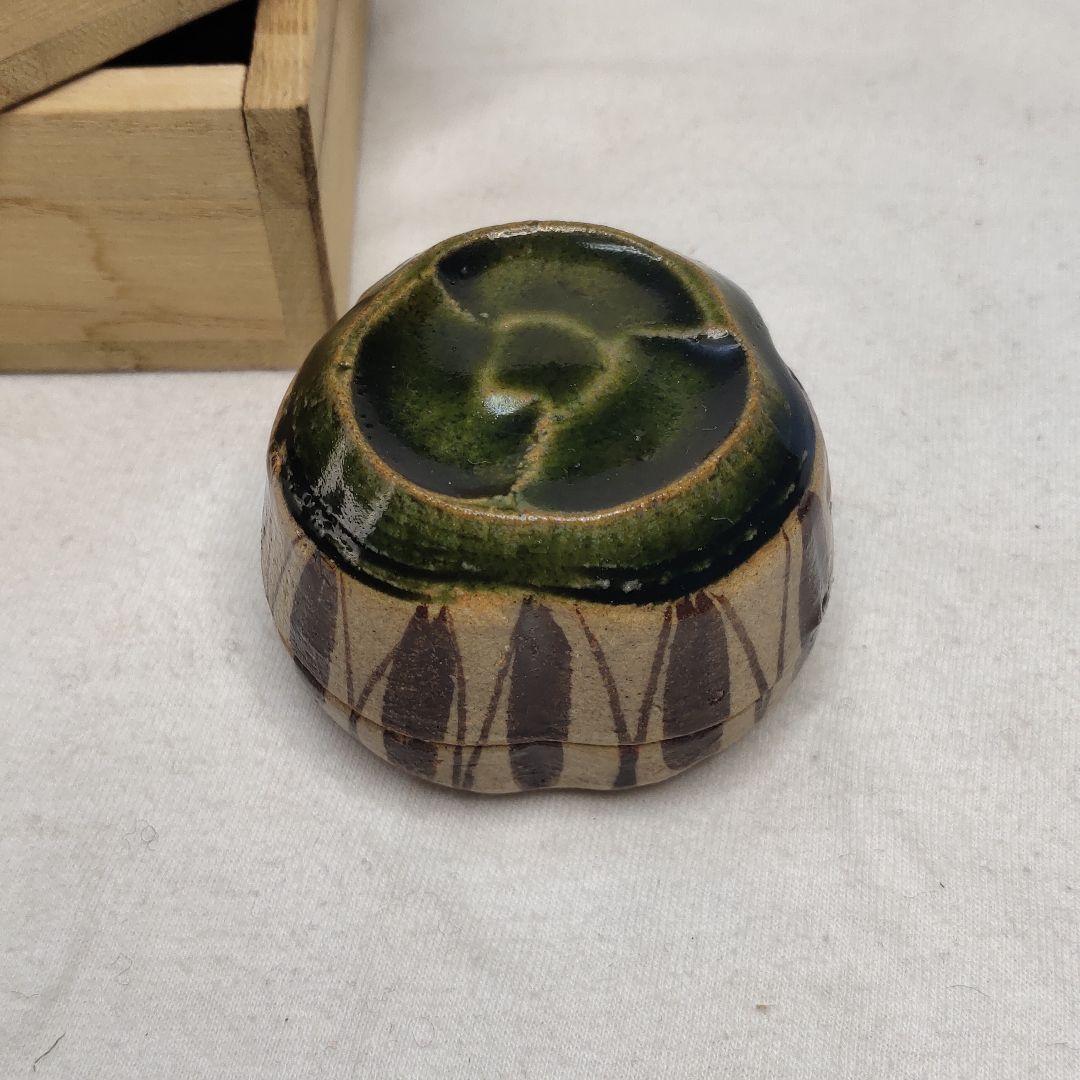 Hajiki Kogo Oribe ware paulownia box Inscription unused item