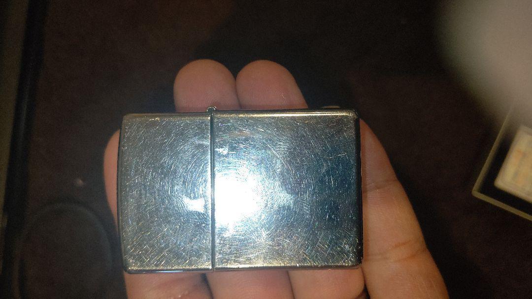 As is for parts ZIPPO lighter kitte hawk silver without box