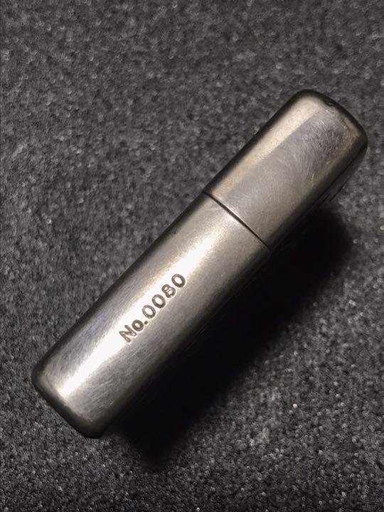 As is for parts Zippo lighter windy monogram pattern serial number 0080