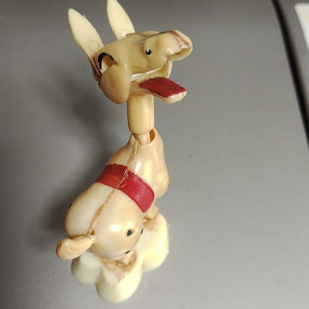 Showa Retro Furuya Magnet-powered toy foal Pakat