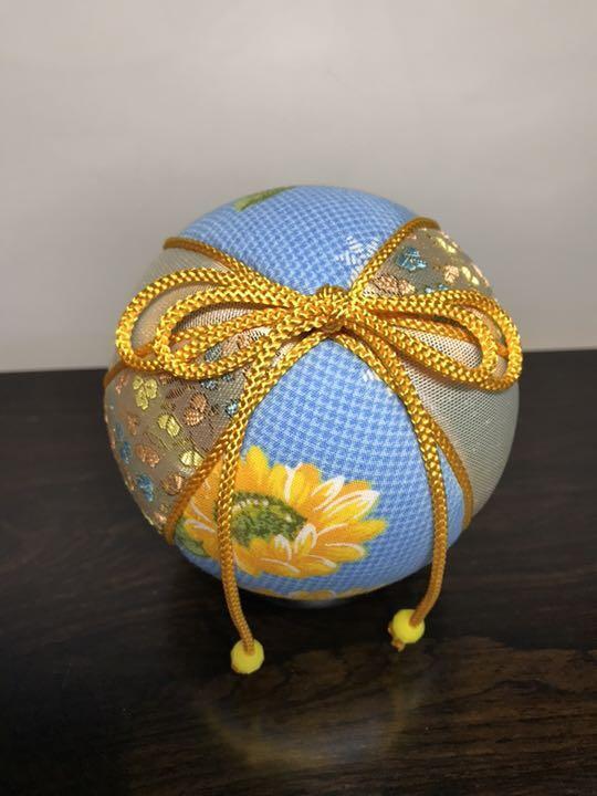 Temari  Interior decoration  gift Sunflower 4