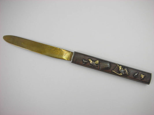 Kozuka Old bird chicken figure Petite Japan Antiques