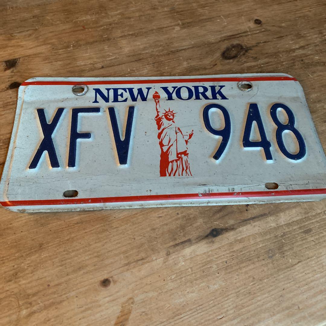 New York car license plate