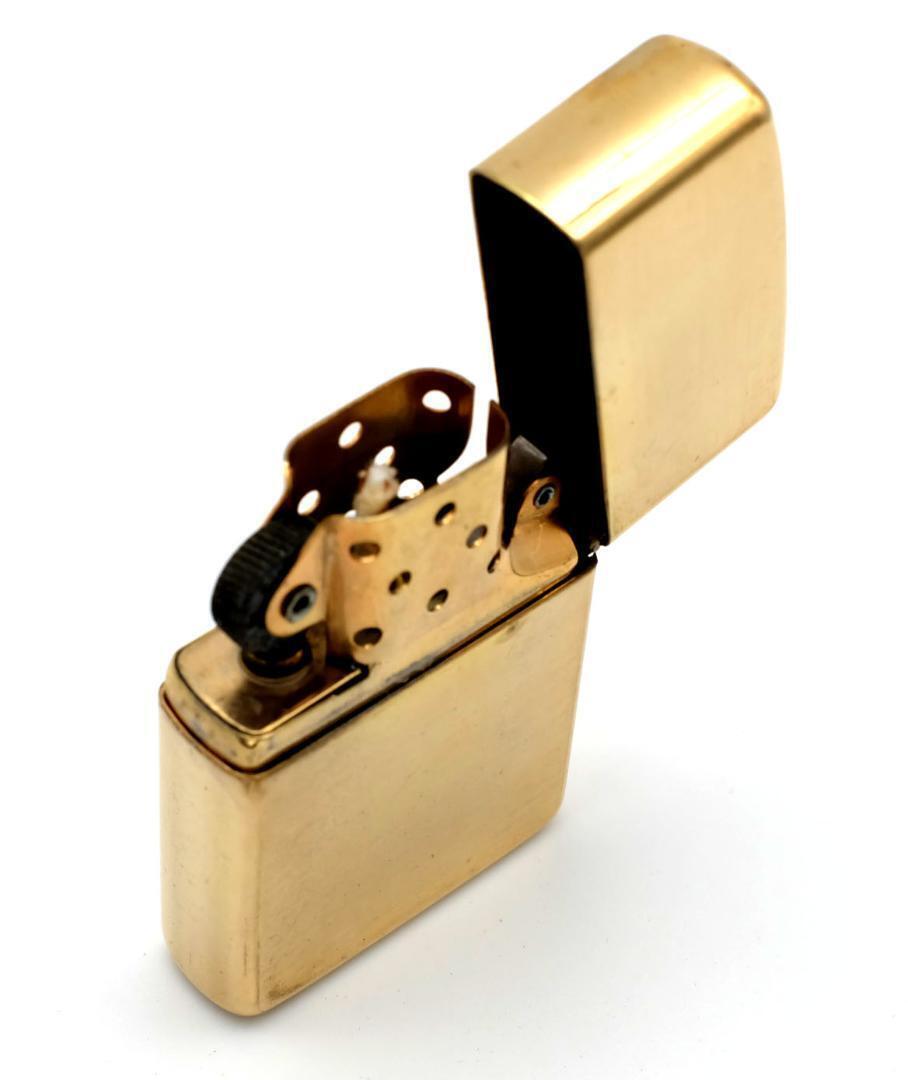 As is for parts ZIPPO lighter 1993  90s oil lighter brass