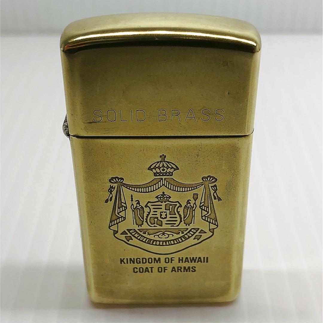 As is for parts ZIPPO lighter made in 1996 solid brass