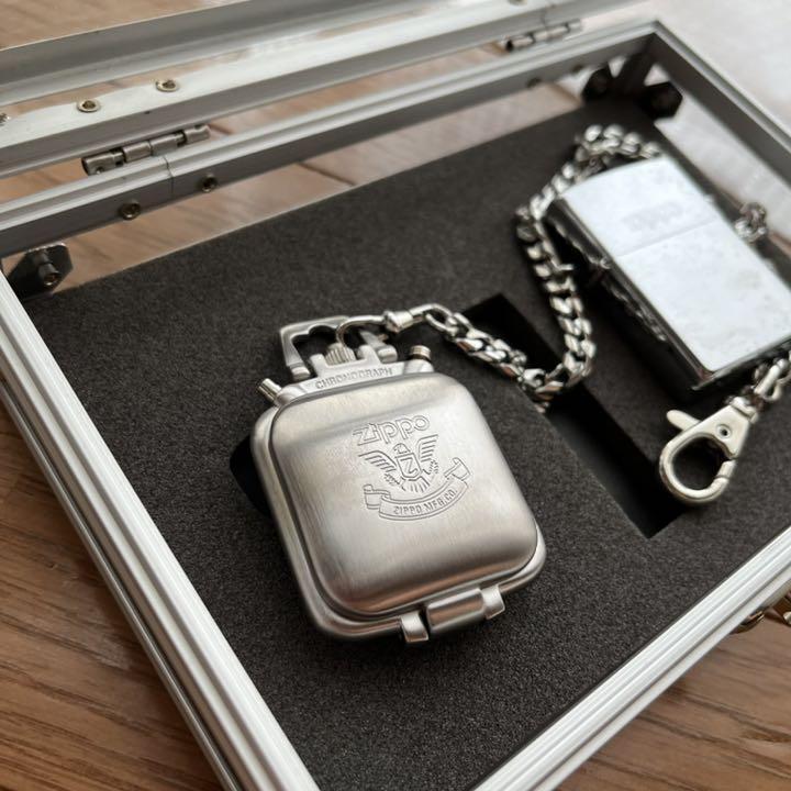 As is For Parts ZIPPO XV pocket watch storage case instruction manual tag
