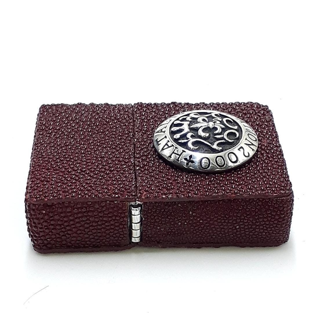 As is For Parts Hatari Leather Wallet Studio Zippo Oil Lighter