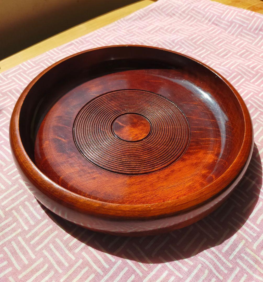 Obon (Japanese bon), high-class natural wood, lacquered