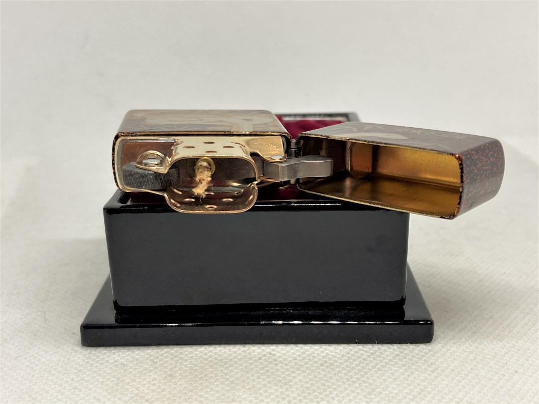 As is For Parts Unused Zippo Snake Snake Zodiac Traditional Craft Genuine Gold M