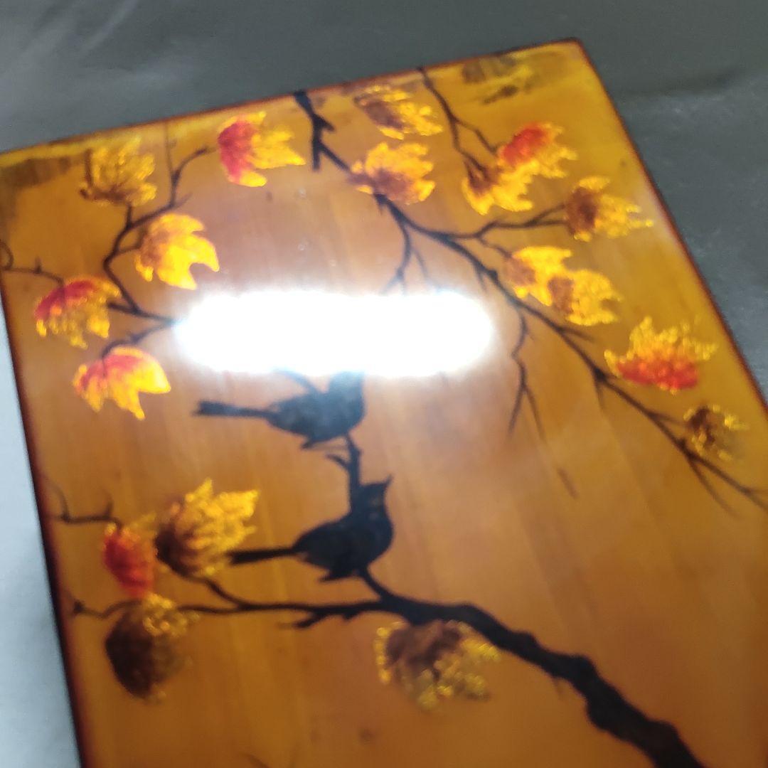 Lacquerware Small Box Kodori Momiji Maki-e Mitsuharu