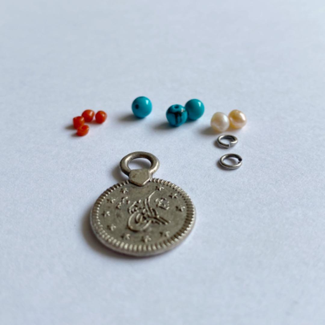 Turkish coin Tula charm set