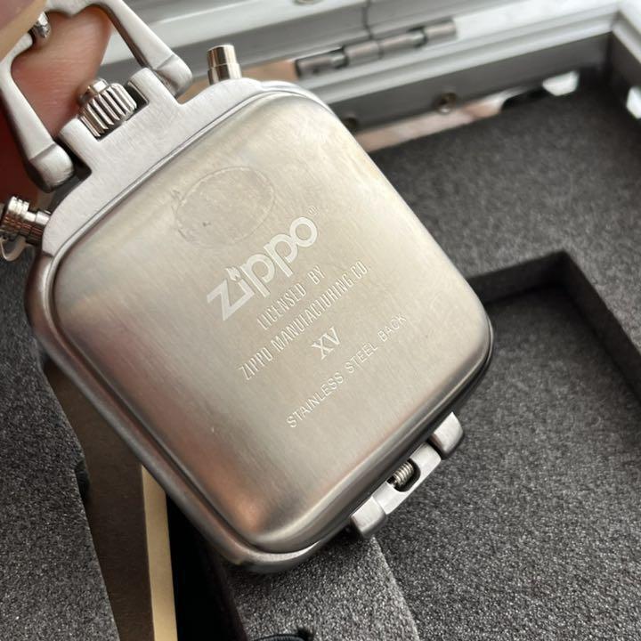 As is For Parts ZIPPO XV pocket watch storage case instruction manual tag
