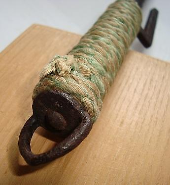 Jitte Jidaimono Octagonal Traditional Bugu Japanese Antique A-3