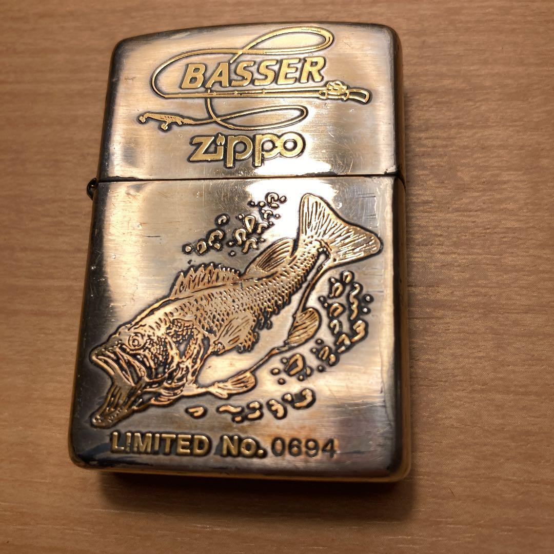 As is for parts Zippo BASSER LIMITED Comes with a cute black bass bonus box