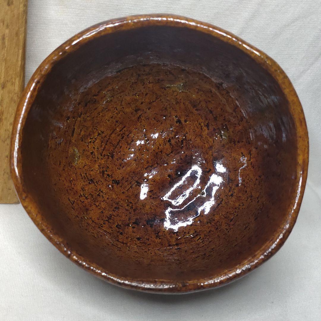 Tea utensils Ohi ware candy glaze tea bowl Ogawa Nagaraku