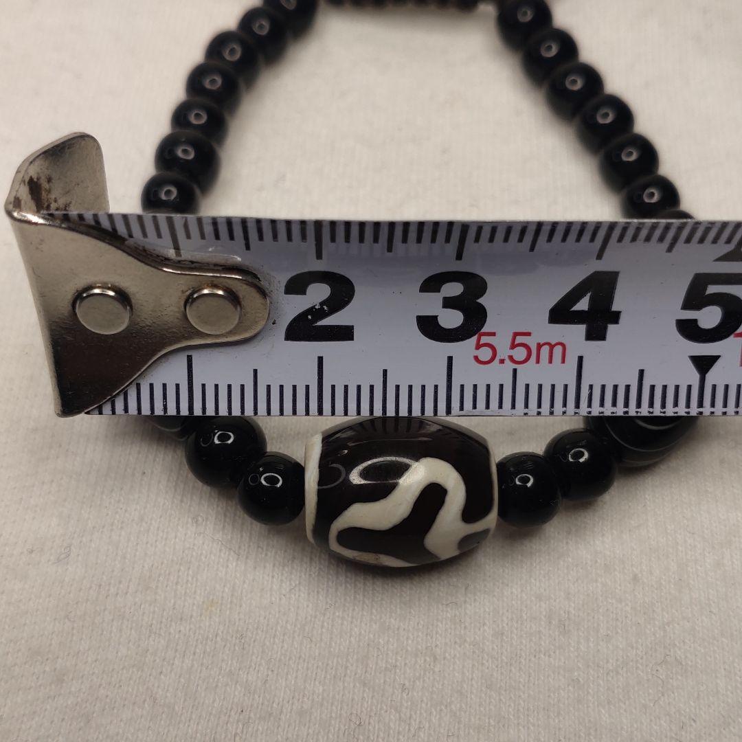 Dzi bead bracelet Tibetan folk craft Lucky Stone Buddhist