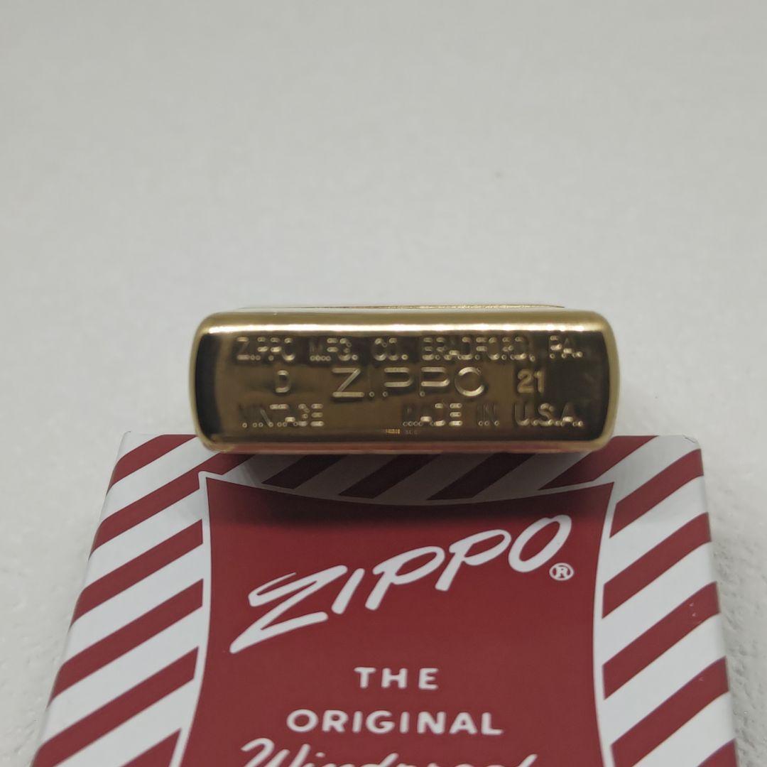As is for parts Zippo lighter new unused 2021 brass diagonal line Zippo
