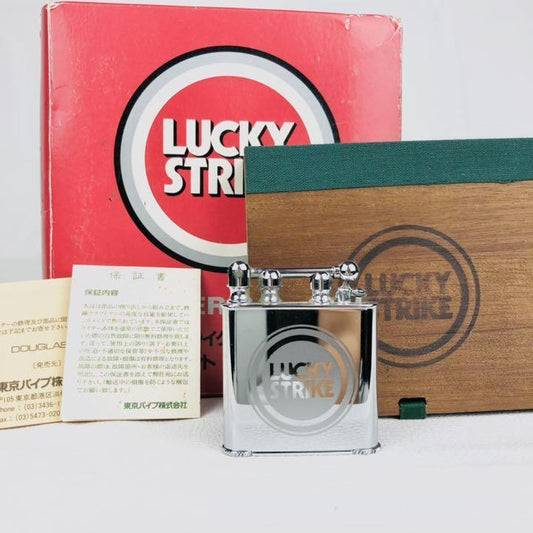 As is for Parts Lucky Strike Douglas Oil Lighter Winning Item