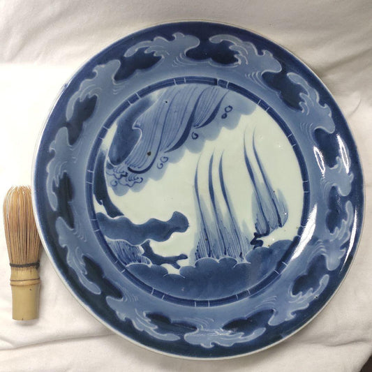 Old Imari ware Dyed platter Hand-painted Collector's