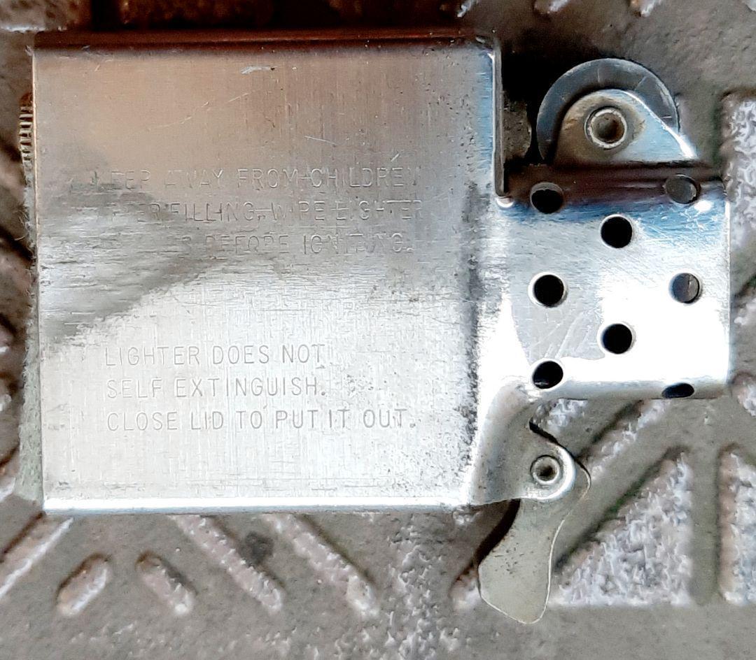 As is for parts ZIPPO lighter SOLID BRASS LIGHTER