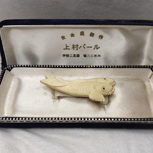 Obidome Double Carp Kimono Obidome Natural Materia