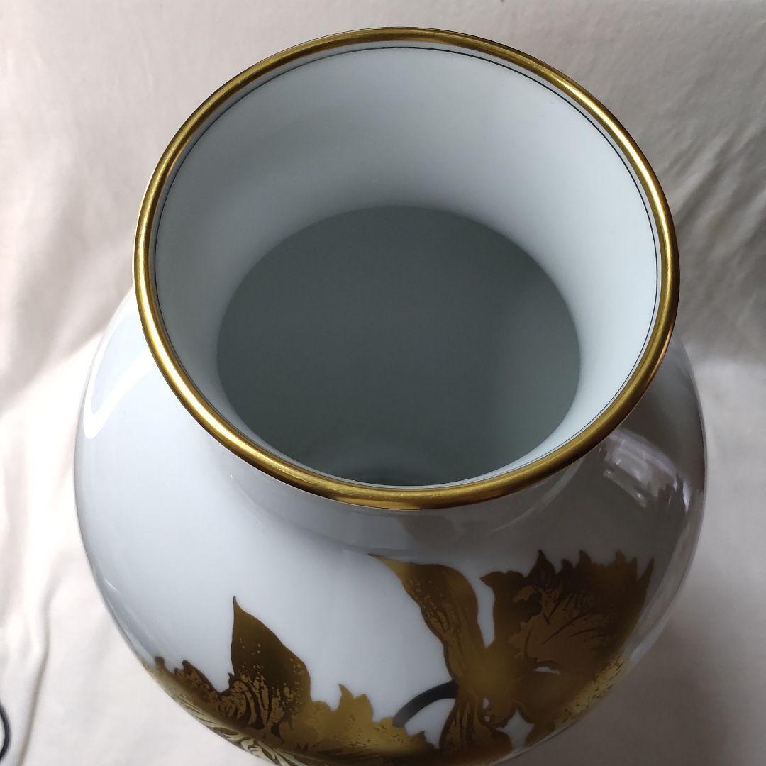 Okura Touen Vase Gold erosion cattleya