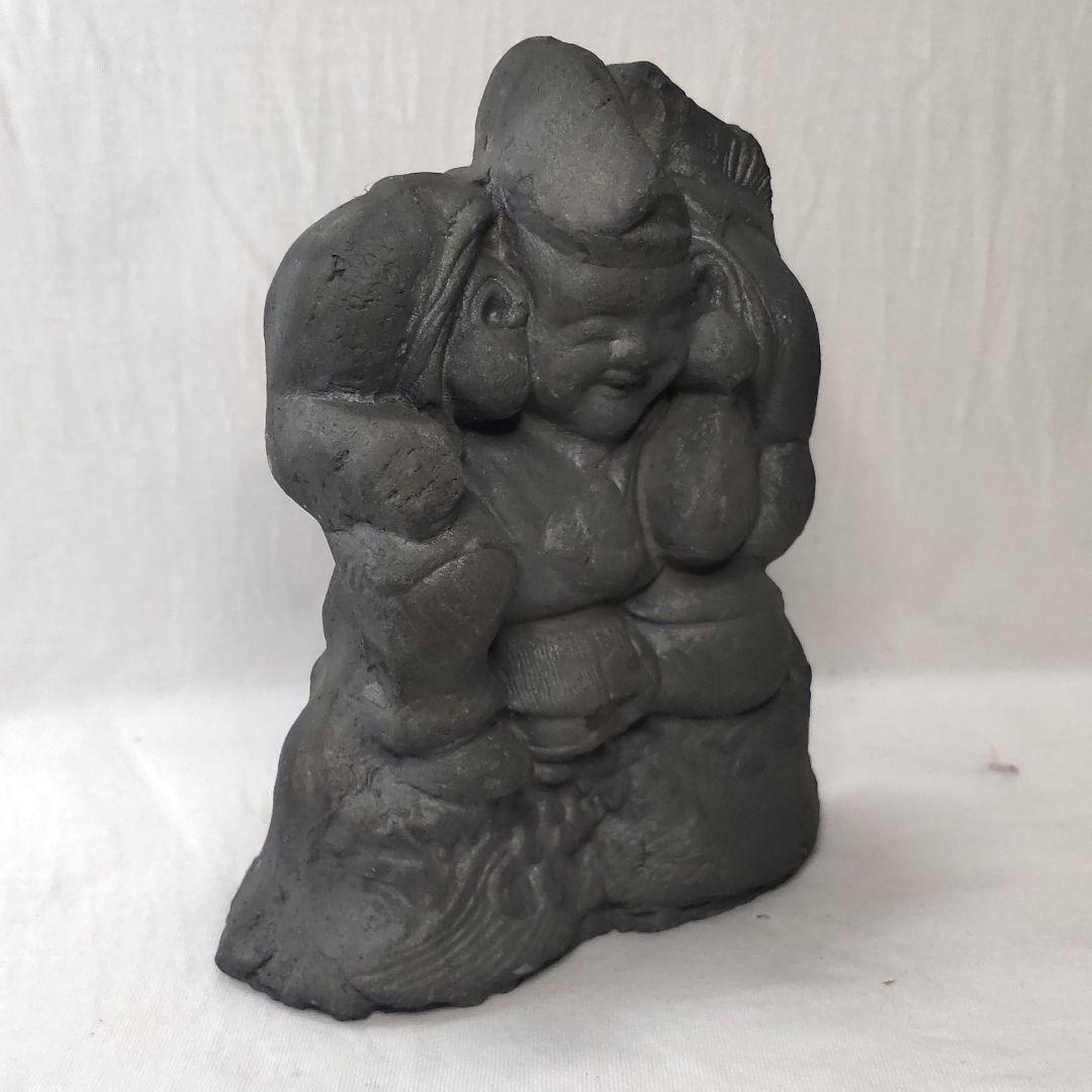 Mr. Ebisu Pottery Onigawara Unglazed Brick Buddha