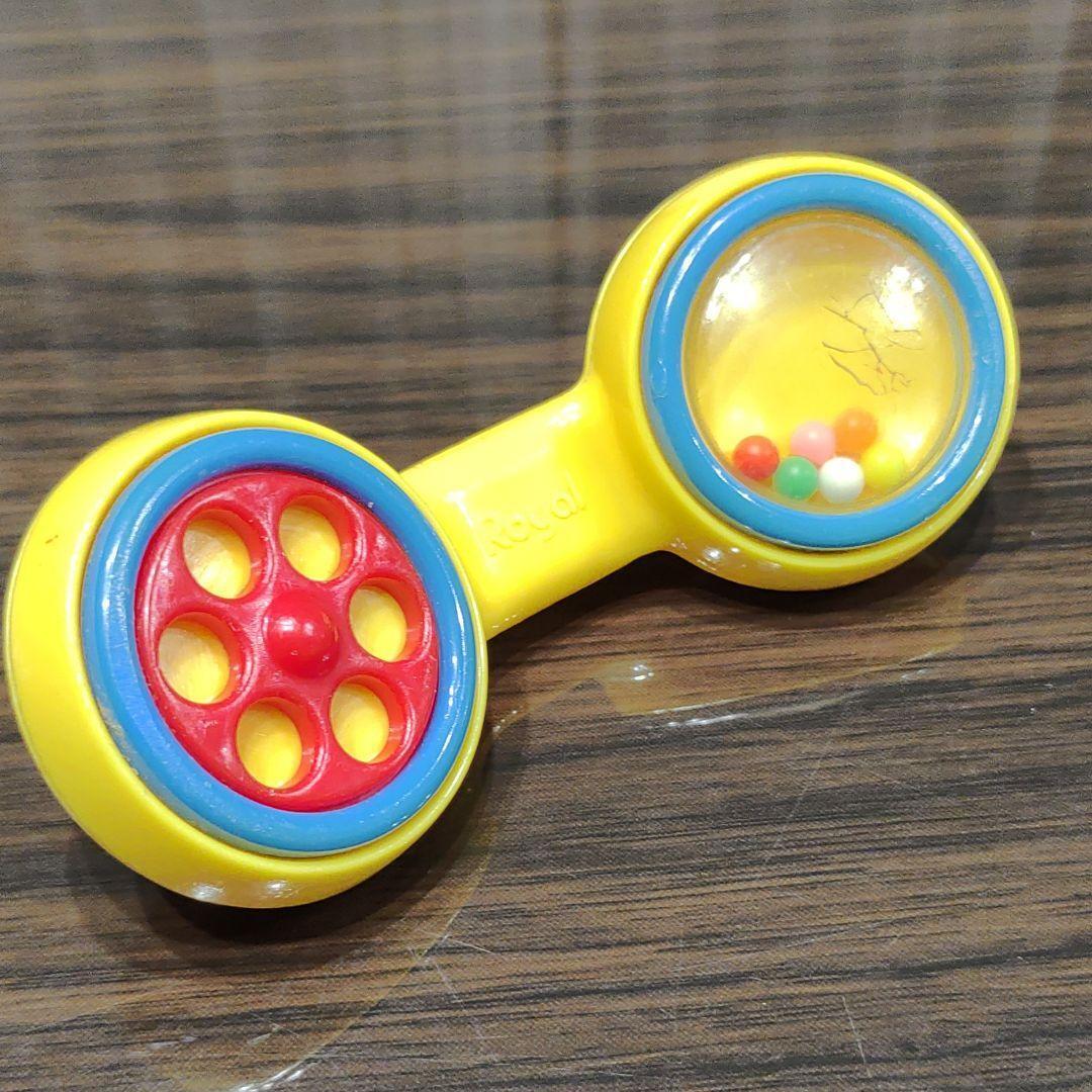 Retro toy handset rattle