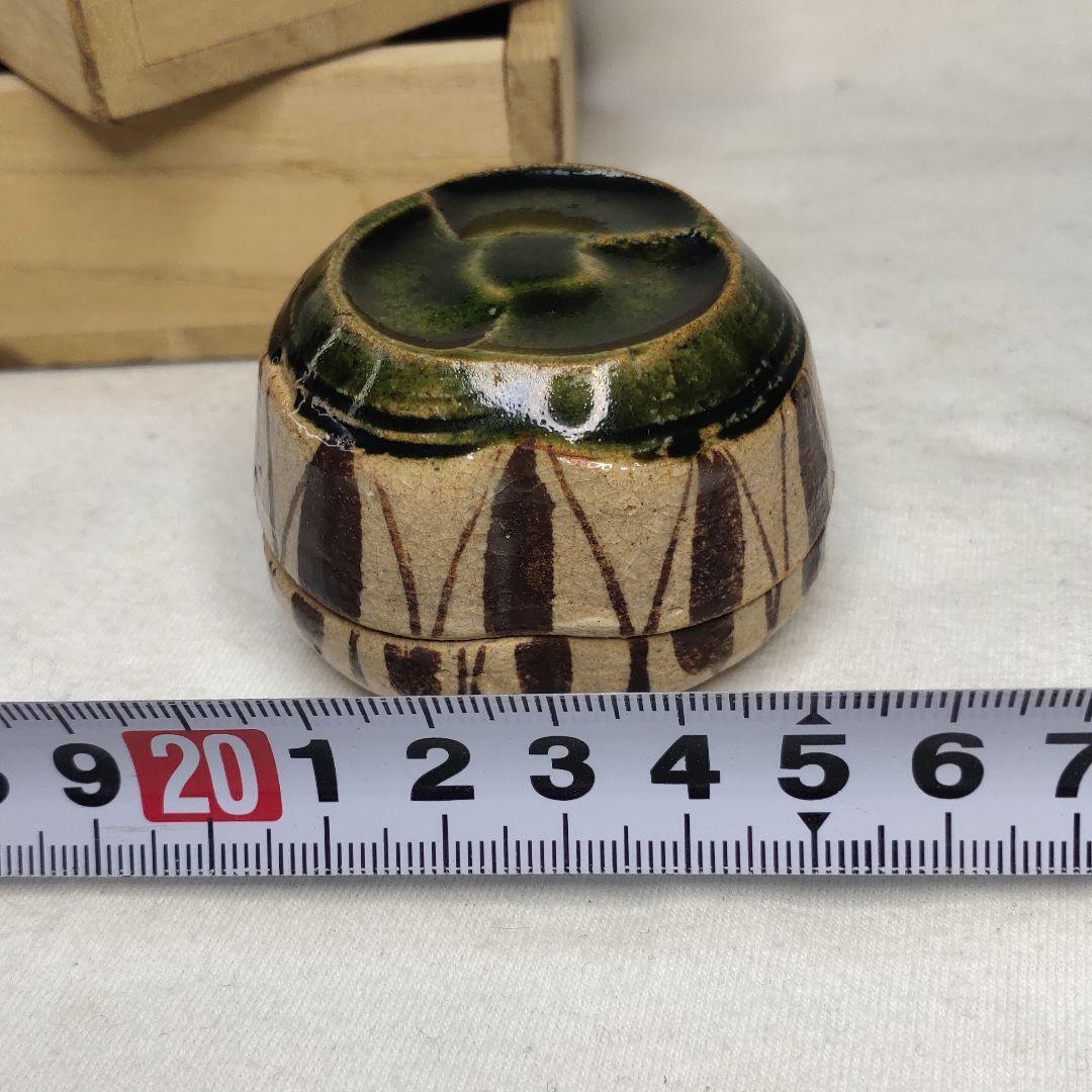 Hajiki Kogo Oribe ware paulownia box Inscription unused item