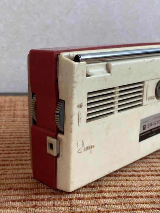 Showa Retro Early Transistor Radio STANDARD SR-G700 Japanese Antiques