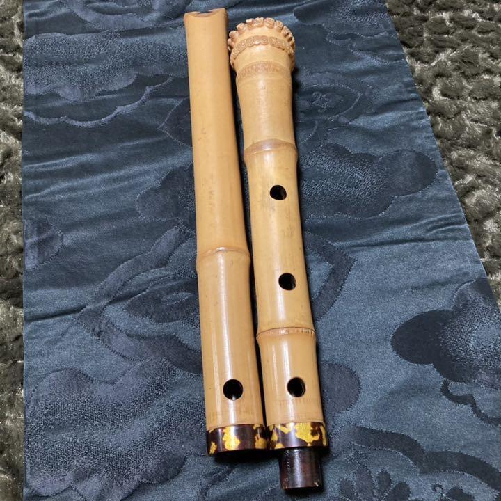 shakuhachi kinko-ryu two-shaku pipe relay tortoiseshell tortoiseshell