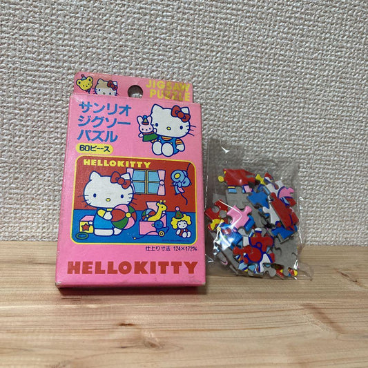 Showa Retro Sanrio Jigsaw Puzzle 60 Piece Hello Kitty