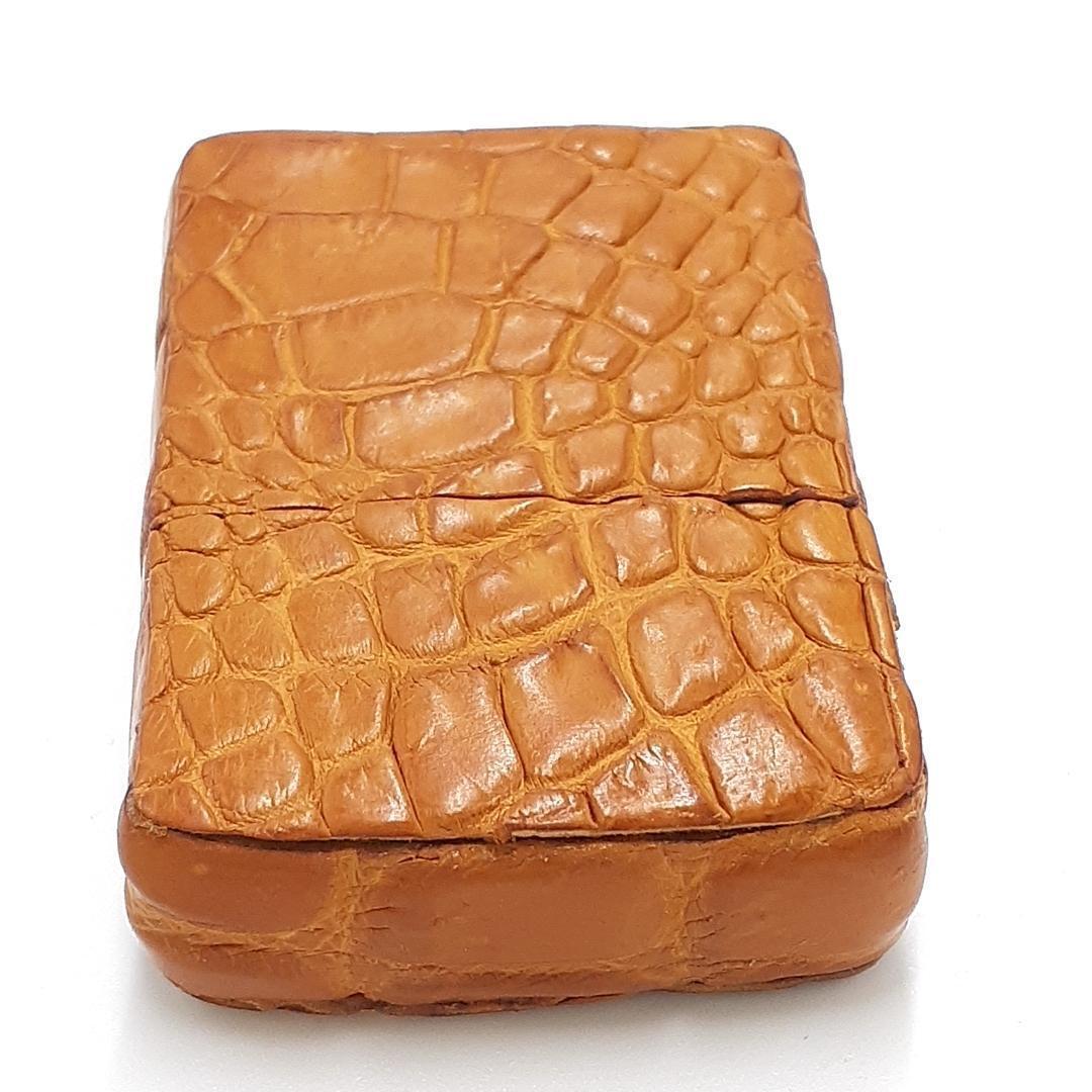 As is For Parts Unused Hatari Leather Wallet Workshop Zippo Oil Lighter