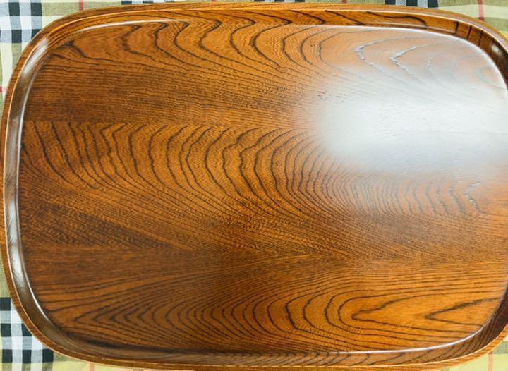 Sagami-nuri Obon rectangular type natural wood