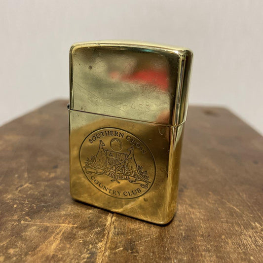 As is for parts ZIPPO lighter SOLID BRASS 1994