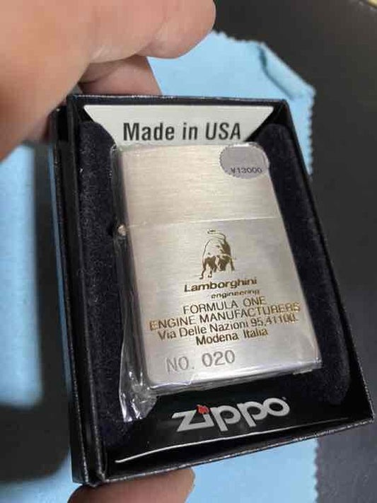 As is For Parts Zippo limited edition Lamborghini oil lighter