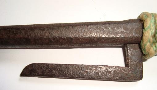 Jitte Jidaimono Octagonal Traditional Bugu Japanese Antique A-3