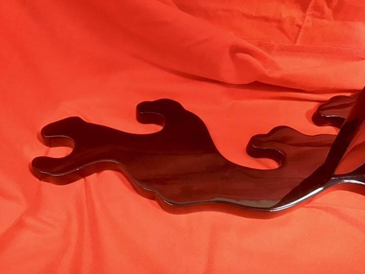 Sword rack  sword stand  plain black sword fittings  four hooks