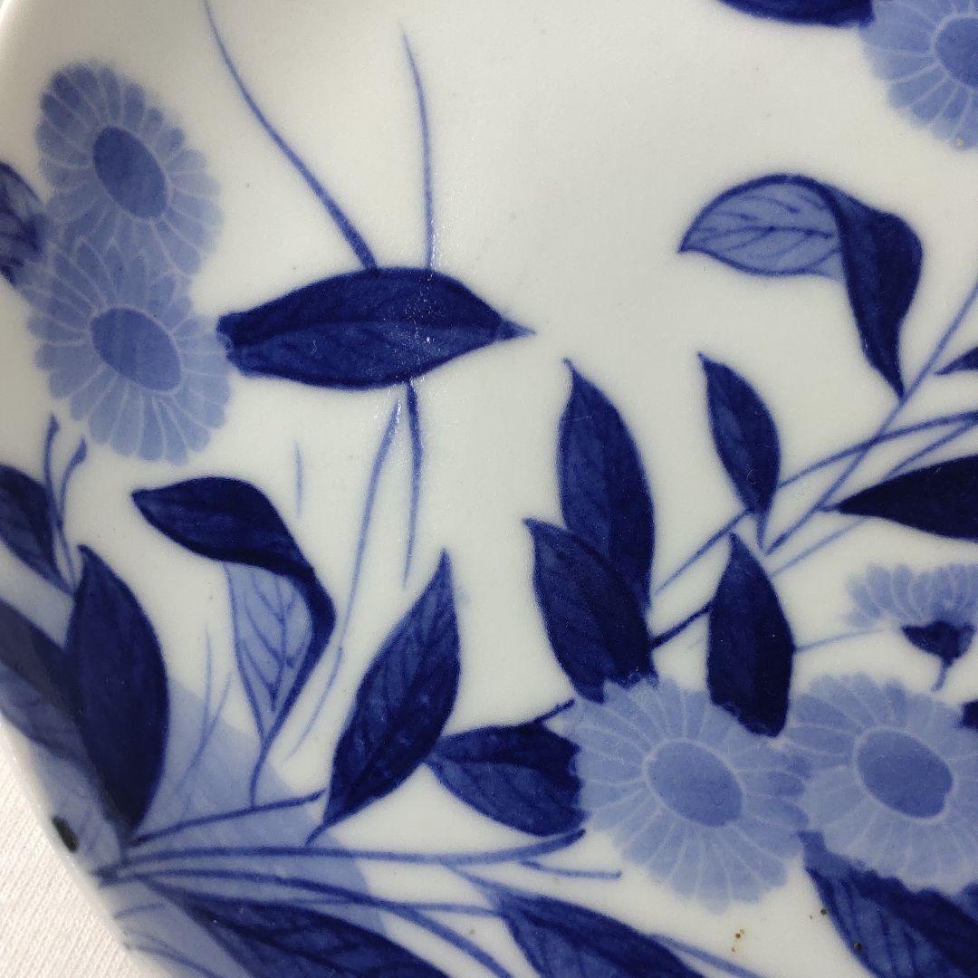 Nabeshima ware dyed small plate 4 pieces hand-painted late