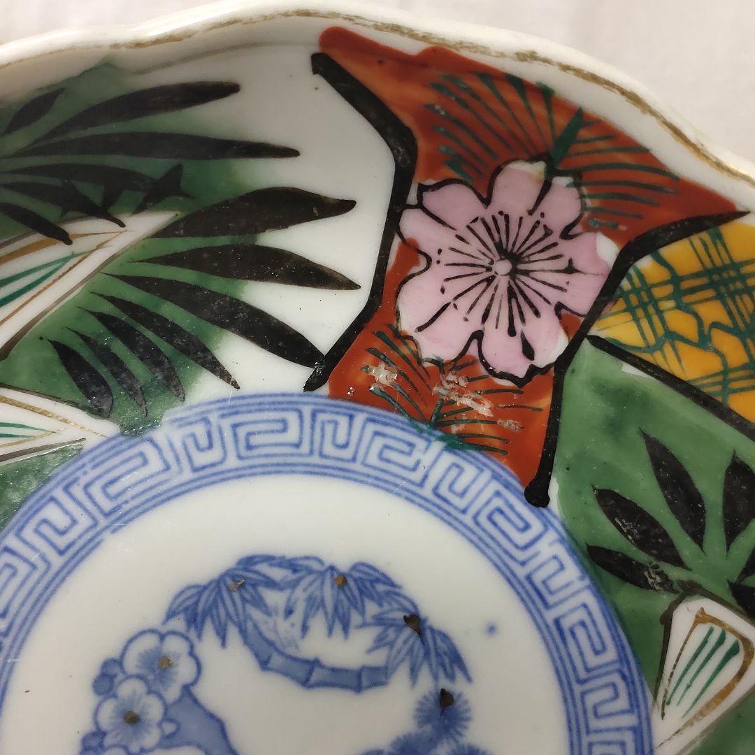 Koimari ware Kuai plate Kuai plate Color painting Hand-painted