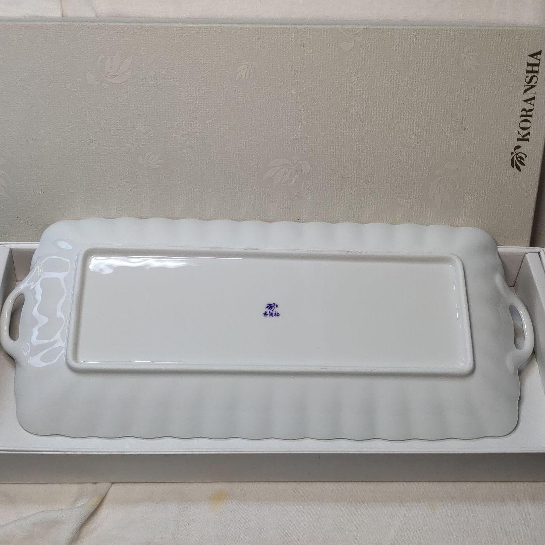 Koransha Sandwich tray Hand-painted long plate Common box