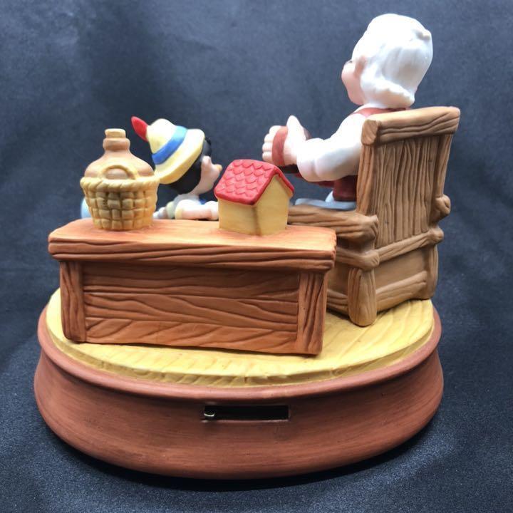 Pinocchio music box figure