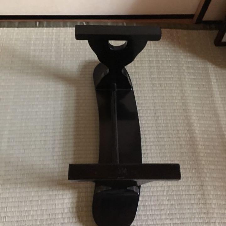 Today's armrest Kiso lacquer black